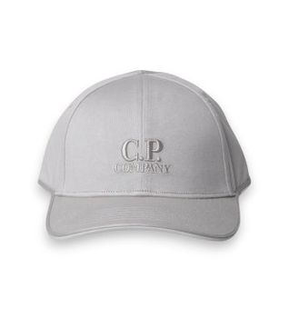 C.P. Company para hombre. 20CMAC048A006288A Gorra Gabardine gris (OSFA), Casual, Algodón