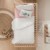 arista colcha cuna 100x130 cm blanco