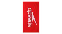 toalla con logotipo speedo rojo   blanco