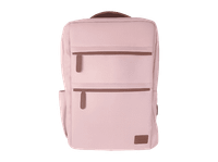 mochila para portatil - maillon technologique lucerna 16 13l portatiles hasta waterproof puerto usb rosa