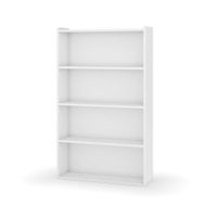 biblioteca madera maciza blanco