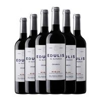 altanza vino tinto edulis rioja crianza 75 cl 135 vol pack de 6 unidades