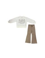 chandal champion crewneck nina crema