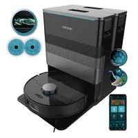 cecotec robot aspirador y friegasuelos con ia y base autovaciado conga x70 motor de succion 15000pa base 4 en 1