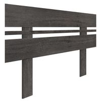 dhome cabecero ceniza 90cm horizontal estilo ancho con patas madera reciclada dm herrajes incluidos 90cm horizontal ancho ceniza