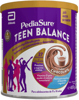 pediasure teen balance de 11-16 anos chocolate 400 gr