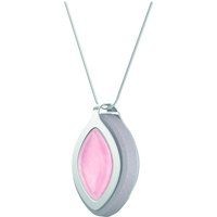 leaf love chakra fitness tracker - silver  pink silver
