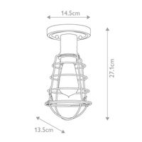 semiplafon de techo mixon