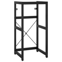 estructura de lavabo de hierro negro 40x38x83 cm vidaxl