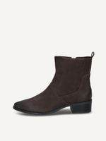 caprice bootie brown made of leather with block heel size 405