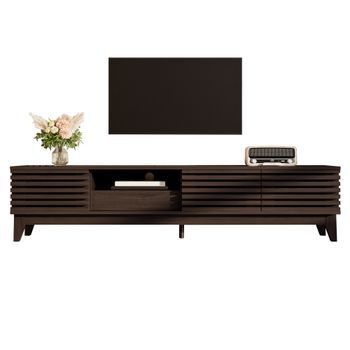 Mueble De Tv - Mueble Para Salón - Tablero De Partículas - Natural (170x35x40cm)