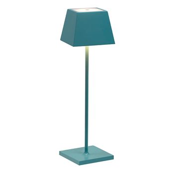 Lámpara mesa rossini illuminazione aluminio azul 2.2w ip54 regulable