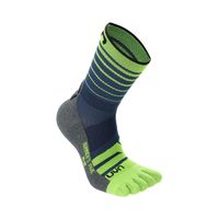 uyn runners five calcetines para correr hombres-azulamarillo
