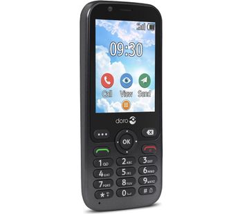 Doro 7010 - 4 GB, Black, Black