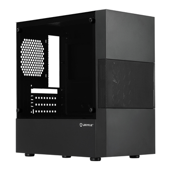 UNYKA Caja Micro ATX AERO C25 Negro Incluye Fuente