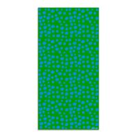 alfombra vinilica circulos 300x200cm agatha estampados azules verdes