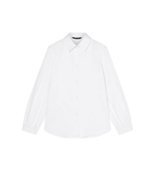 A|X Armani Exchange para mujer. XW001755AF12812U0002 Camisa Extragrande blanco (XS), Casual, Algodón, Manga larga