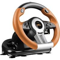 SPEEDLINK DRIFT O.Z. Volante + Pedales PC Analógico/Digital USB Negro, Gris, Naranja