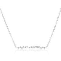 cadena de plata 925 para mujer con piedras de circonita