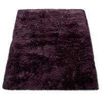 alfombra de pelo largo playara violeta 40x60 cm