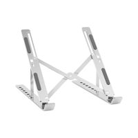 soporte para portatil de escritorio base plegable de aluminio ajustable atril elevador para portatil hasta 17r soporte de sobremesa ajustable para portatil