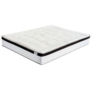 Colchón Viscoelástico 120x200 Viscosoja Pure Tejido Carbongraph Nucleo Ergosystem Hard/doble Núcleo De Viscosoja Natural Transpirable Hipoalergénico