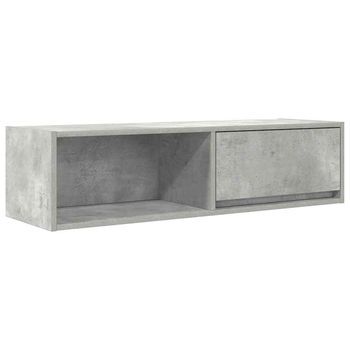 Mueble Tv | Mueble De Salón | Mesa De Tv Madera Contrachapada Gris Hormigón 100x31x25,5 Cm