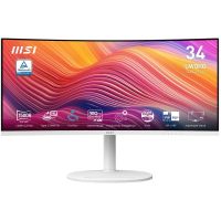 monitor msi modern md342cqpwde 34 ultrawide quad hd 120hz va curvo blanco altavoces 4 ms