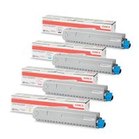 original multipack oki c844dnw printer toner cartridges 4 pack -46861308