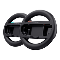 volante trust gxt 1257 para joy-con nintendo switch 2 diserro ergonomico pack 2 negro