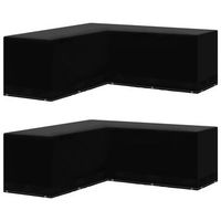 cubierta de muebles de jardin forma l 12 ojales 250x250x90 cm cfw42293