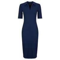 lauren ralph lauren vestido largo vazarel-elbow sleeve-day dress para mujer