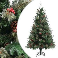 arbol de navidad con pinas verde pvc y pe 150 cm vidaxl