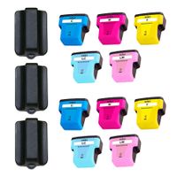 compatible multipack hp photosmart c6100 printer ink cartridges 13 pack -c8721ee