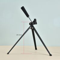 tripode de escritorio metalico para camara con cabezal panoramico e inclinable soporte portatil de metal para selfies con tornillo de 14 para telescopio