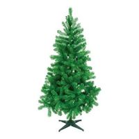 arbol de navidad canadiense de 404 ramas de 150 cm con pie de plastico