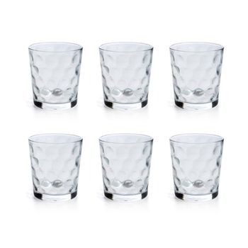 Juego de 6 vasos bajos vidrio 26 cl