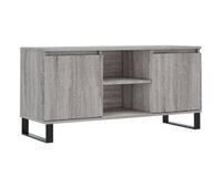 mueble de tv madera de ingenieria gris sonoma 104x35x50 cm