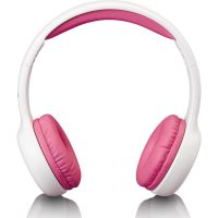 lenco hp-010pk auriculares con cable para ninos rosa