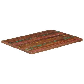 Tablero Mesa | Tablero Escritorio Rectangular Madera Maciza Reciclada 90x80x2,5 Cm