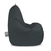 puff pera relax polipiel gris happers xl