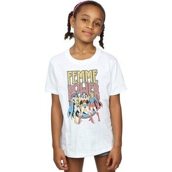 Dc Comics Camiseta Femme Power para niña