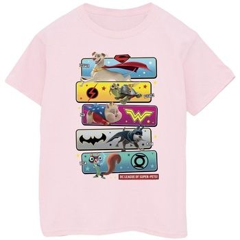 Dc Comics Camiseta DC League Of Super-Pets para niña
