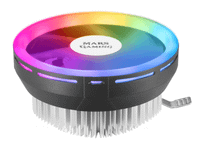 mars gaming mcpu120 cooler 120w rgb 12cm pwm fan low profile