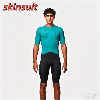 Traje de Ciclismo para Hombre, Traje de Triatlón, Traje de Velocidad de Manga Corta, Maillot de Ciclismo, Ropa Deportiva, Ropa Colorida