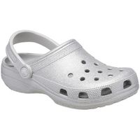 crocs zuecos sabots classic glitter clog finition scintillante para mujer