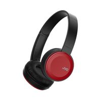 foldable bluetooth on ear headphones red