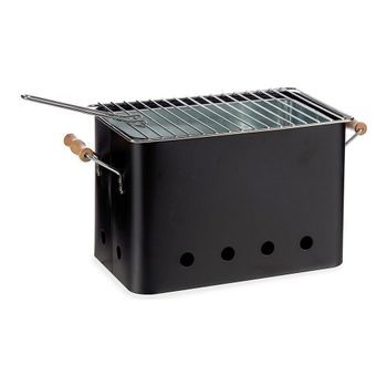 Barbacoa Portátil Con Asas Hierro (20,5 X 20,7 X 32 Cm)