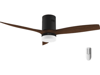 Ventilador de techo - Cecotec EnergySilence Aero 5600 Classic Black Expert, 40 W, 6 velocidades, Mando, Temporizador y función Verano/Invierno, Negro