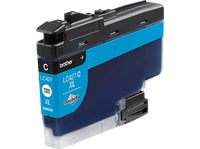 cartucho de tinta - brother lc427xlc hasta 5000 paginas xl cian